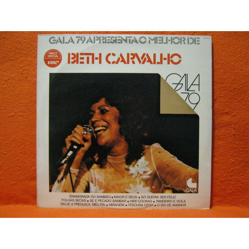 Beth Carvalho Gala 79 Apresenta - Lp Disco De Vinil
