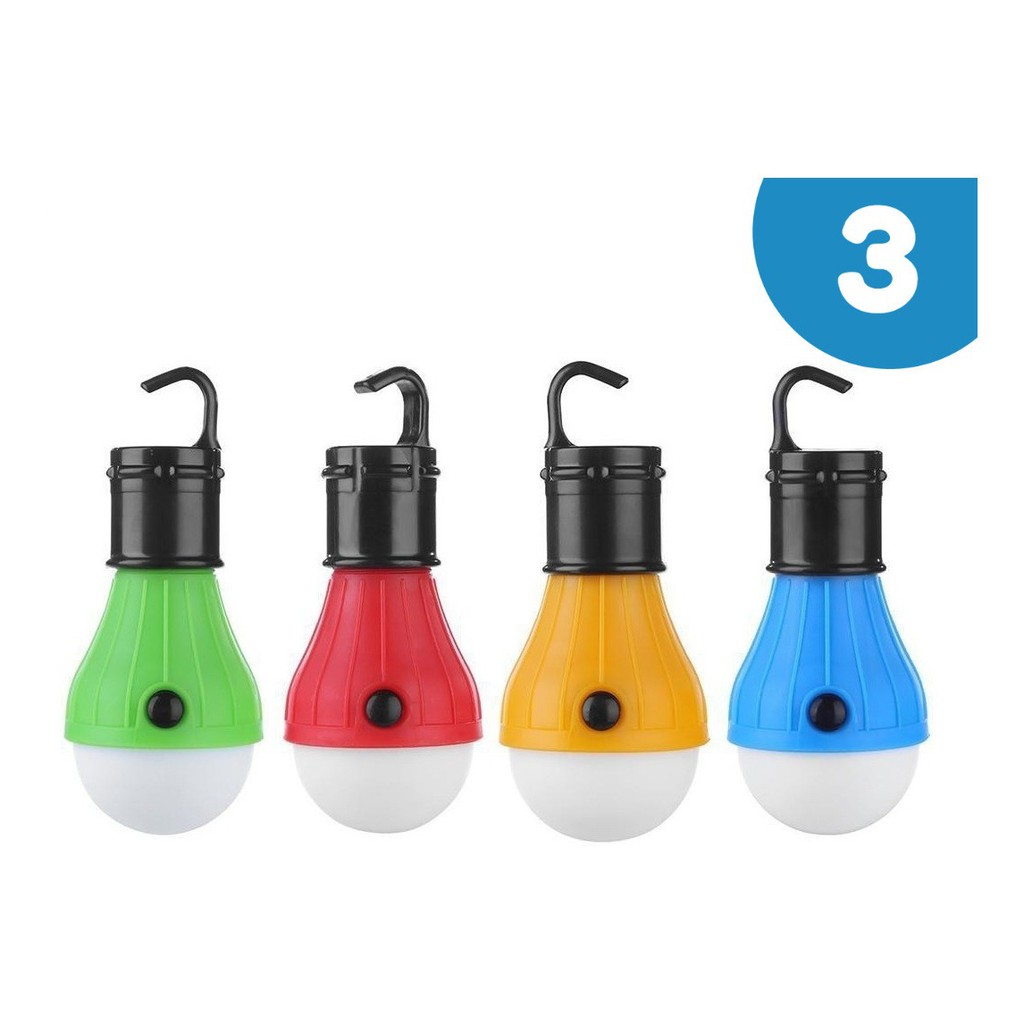 Lampada de Led para Camping Pesca Kit com 3 unidades em Oferta na Shopee