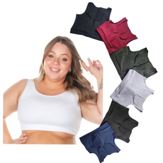 5PC Women Sports Bra for Large Breasts Ultra-Thin Full Cup Yoga Bra Solid  New Seamless Sports Style Crop Tops Vest Comfort Stretch Bras Shapewear (3  PC, S) : : Fashion