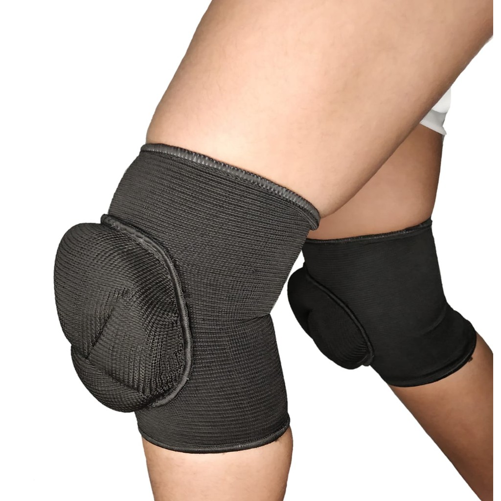 Joelheira De Volei Handball Ou Goleiro elástica acolchoada Triatleta