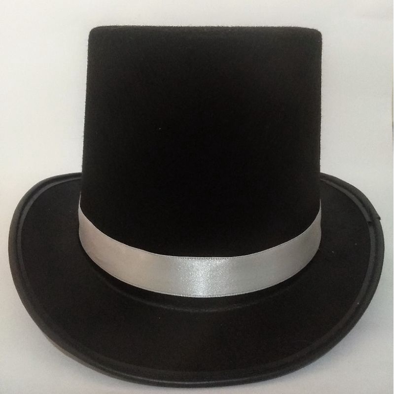 Cartola para Exu fita branca para umbanda ou candomblé