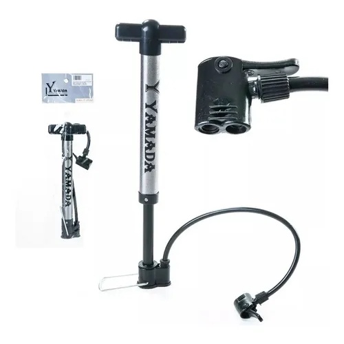 Bomba Ar Bomba Bike Bomba Bicicleta Bico Fino e Bico Grosso - Bomba Portátil para Encher Pneu