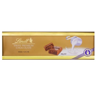 Chocolate Lindt Premium, Ao Leite, Barra de 300g em Oferta na Shopee
