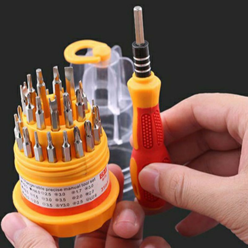 Jogo Kit Chaves Precisão 31 Peças Torx Alen Philips Y Fenda
