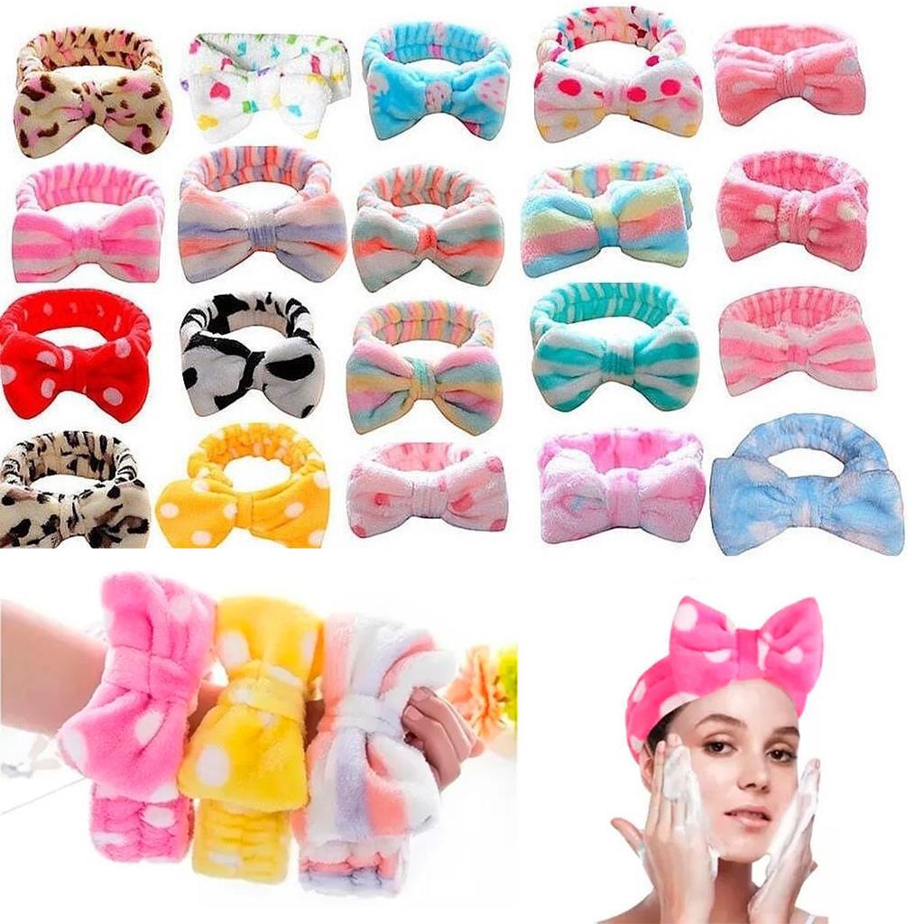 Faixa Tiara Laco de Cabelo Para Maquiagem e SkinCare Shopee Brasil