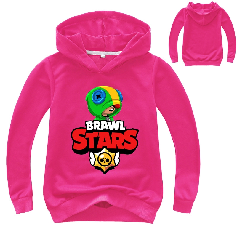 Moletom Infantil Com Capuz Brawl Stars Shopee Brasil - rosa capuz brawl stars