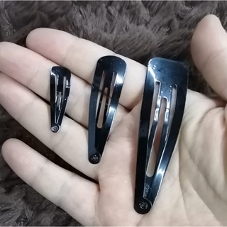 kit Presilha Prendedor de Cabelo Tic Tac cor preta 3/4.5/6.5cm promoçao em Oferta na Shopee