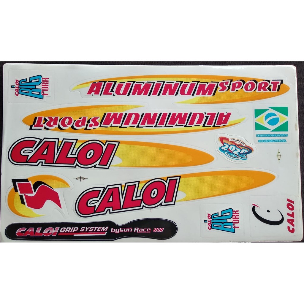 Adesivos Colante Bikes Caloi Aluminum Sport