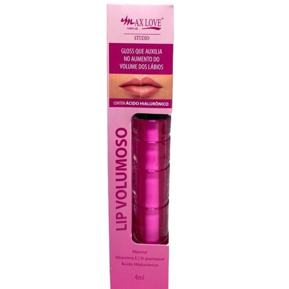 Gloss Lip Volumoso Cor 06 Rosa Max Love Shopee Brasil