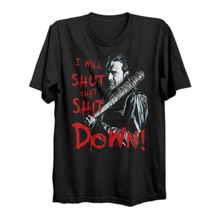 Camiseta Básica Algodão Unissex Negan The Walking Dead Serie Zombies
