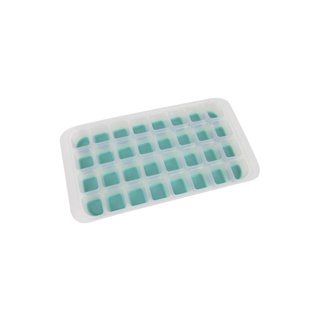 Forma De Gelo De Plástico E Silicone Para 32 Cubos Verde em Oferta na Shopee
