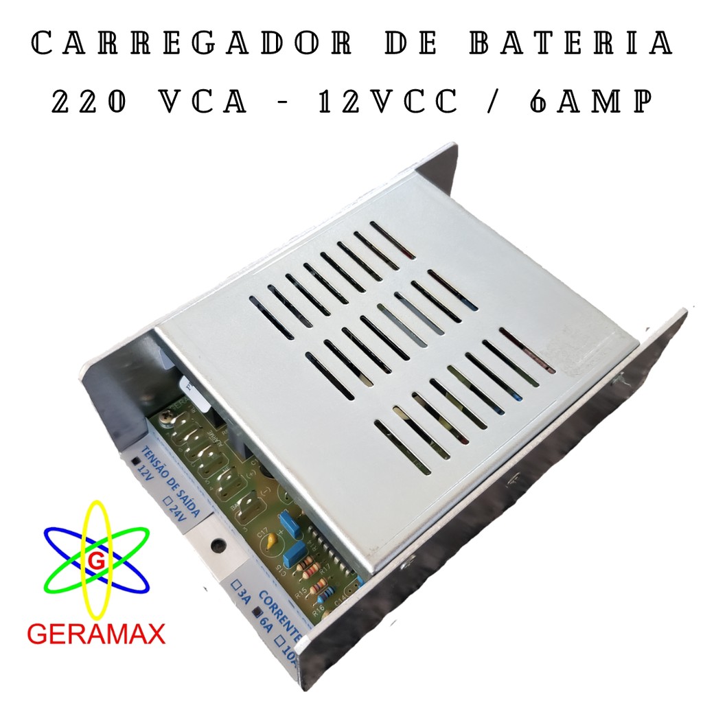 Carregador de Bateria 12 V para Geradores, carregador de Bateria, Carregador de Bateria de 12 Volts, Carregador de Bateria de Inteligente, Carregador de Bateria para GMG, Carregador de Bateria para Veiculos, Carregador de Bateria Maquigeral