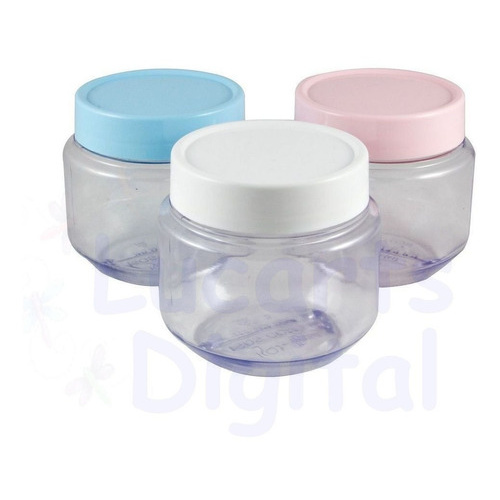 150 Potes Papinha Plástico 120 Gramas * Lembrancinhas *