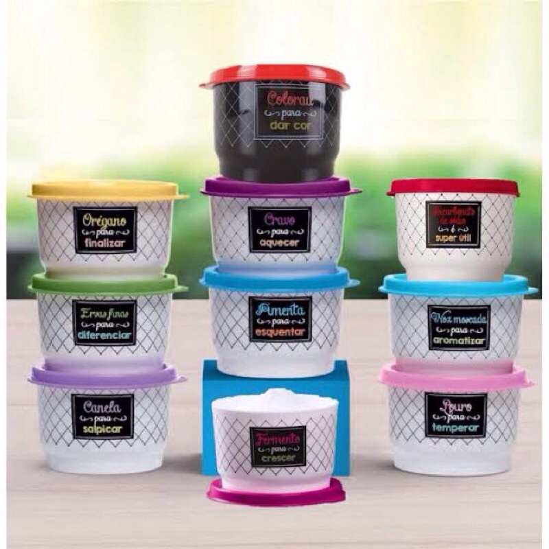 TUPPER POTINHO 140ML PARA TEMPEROS BISTRÔ - TUPPERWARE