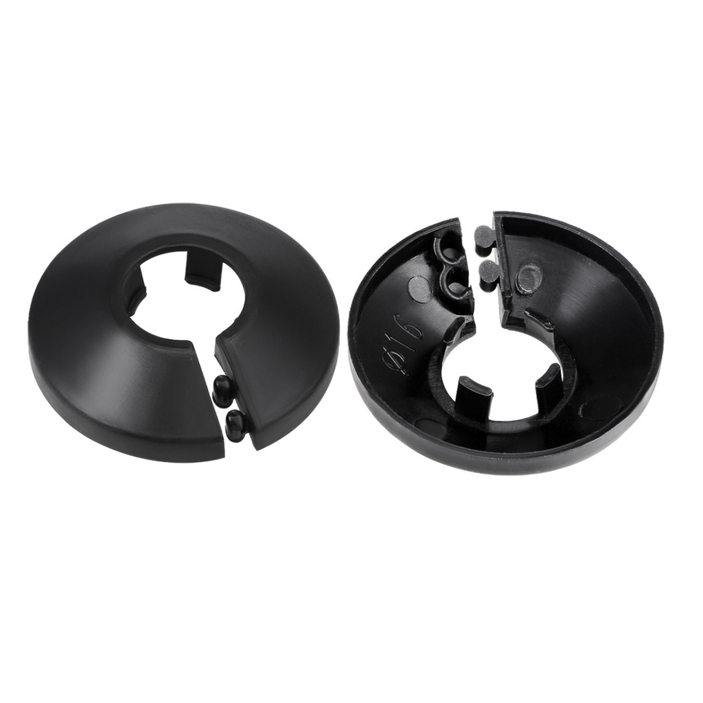 Acabamento Canopla p/ tubos, torneira, chuveiro, lavatório, pia, tanque - Cor Preta em Oferta na Shopee