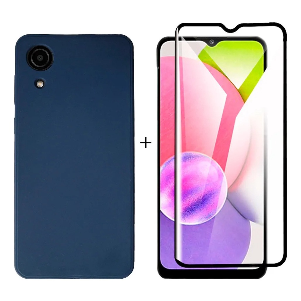 Capa Anti Impacto Samsung Galaxy A03 Core + Pelicula 9D