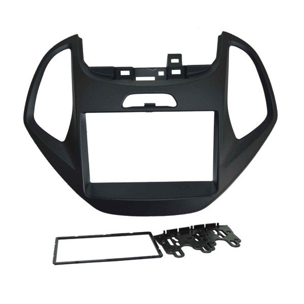 Moldura 2 Din Ford Ka / Ka+ 2014, 2015, 2016, 2017 - Preta em Oferta na Shopee