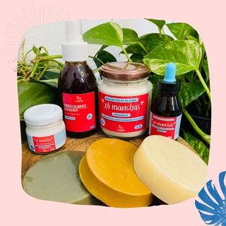 Kit Skin Care Completo Clareador | Xô Manchas! | Vegano, Natural E Eco.