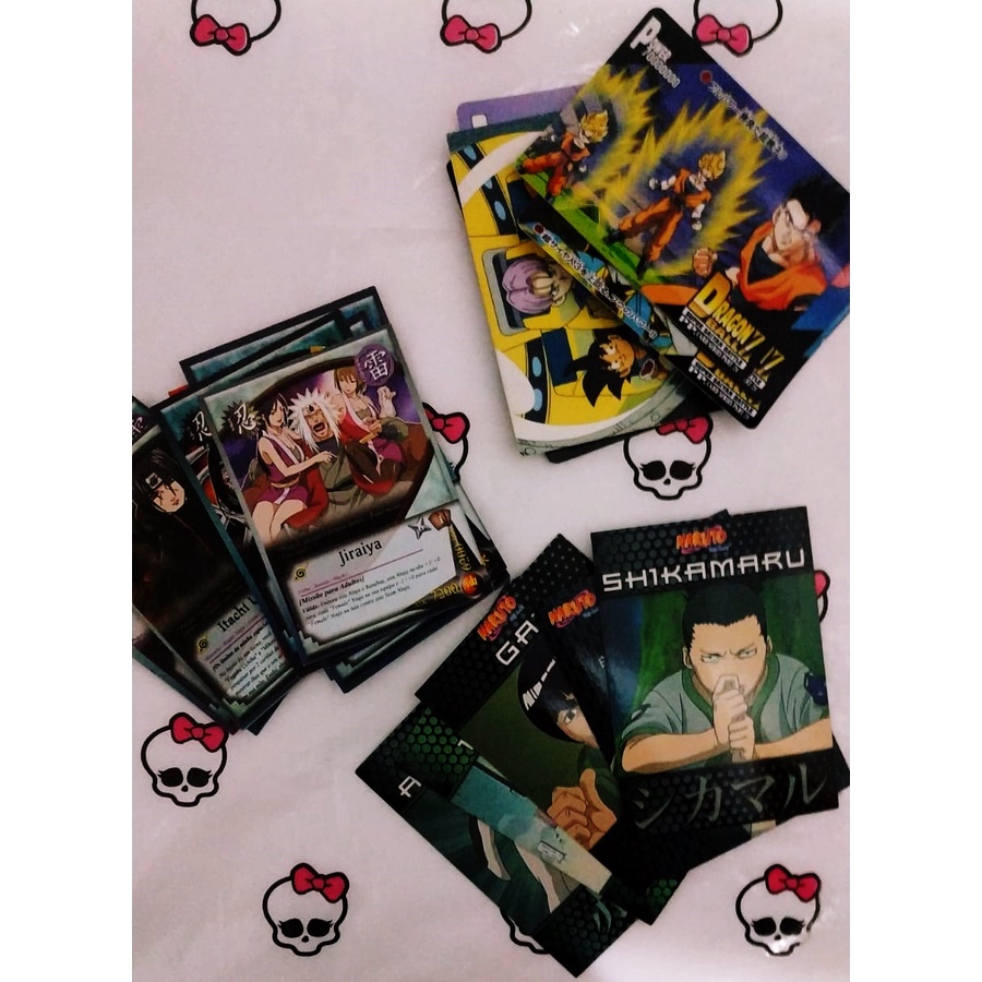 Cartas de Naruto, Dragon Ball Z,Gt, Macross, YuYu Hakusho, Digimon