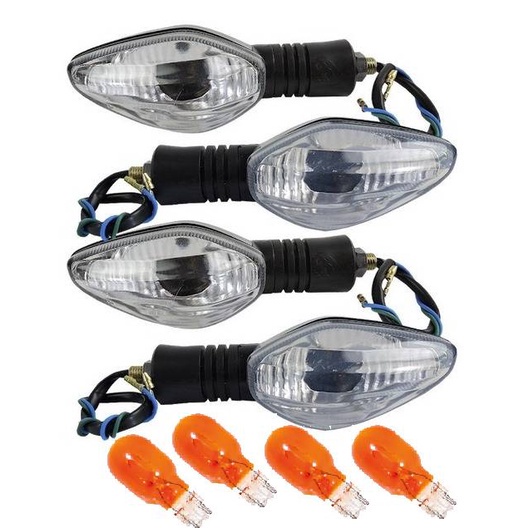 Pisca Seta Nxr Bros 150 160 Cg Titan Fan Cbx Cb Xre + Lâmpada em Oferta na Shopee