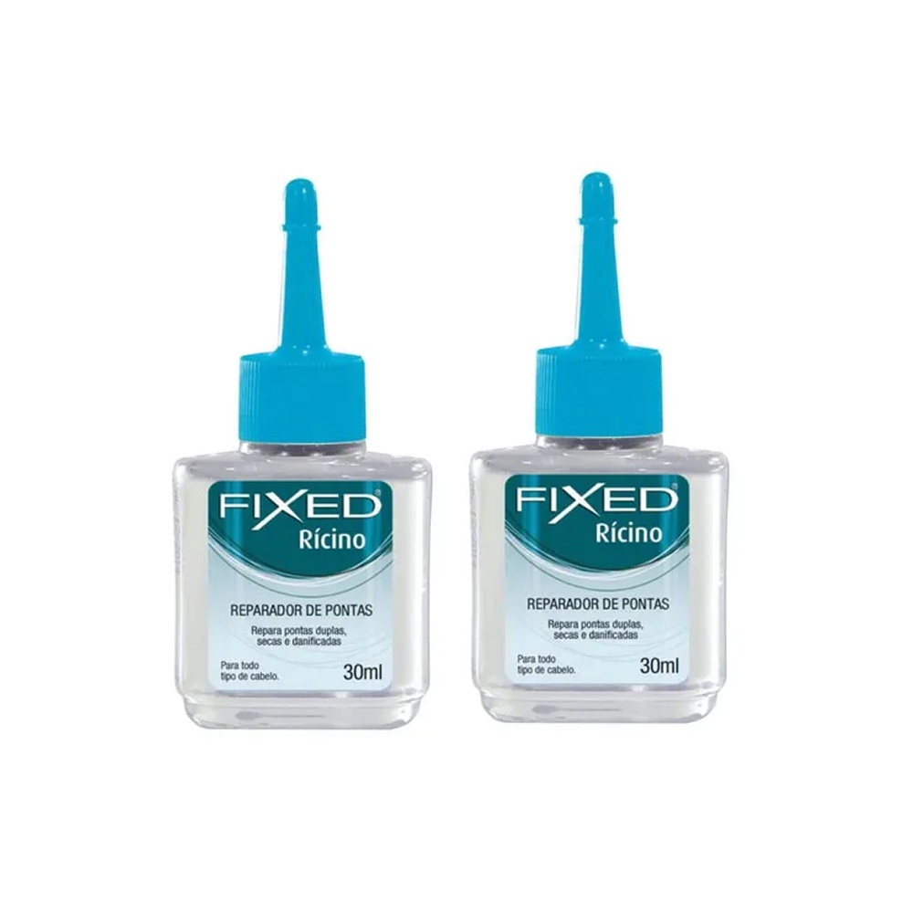 Fixed Rícino Reparador De Pontas 30ml (Kit com 02unid)