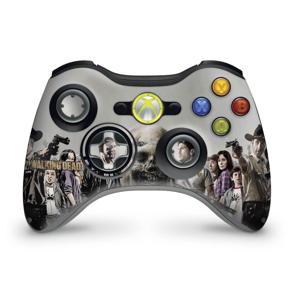 Skin Xbox 360 Controle Adesivo - The Walking Dead #a