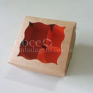 Caixa 04 doces (Pcte c/ 10 unds)