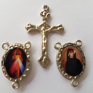10 Cruz 10 Entremeios Jesus Misericordioso P Confecção Terço em Oferta na Shopee