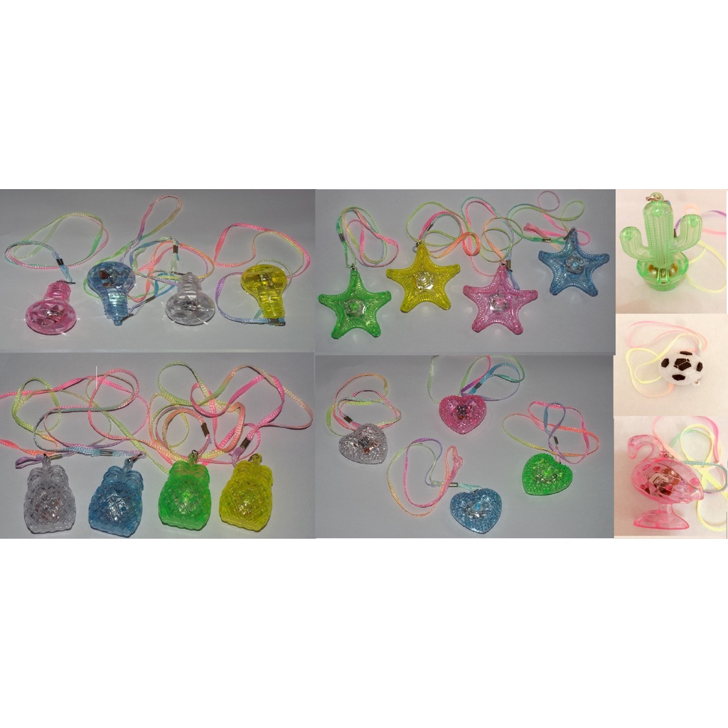 Kit Festas - Colar Pisca + Gravata + Óculos + Pulseira Neon
