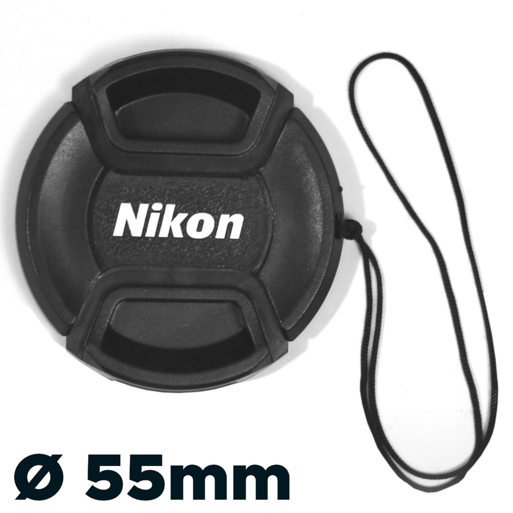 Tampa Para Lente Nikon Rosca De 55mm -Tampinha para lentes Nikon Ø 55mm