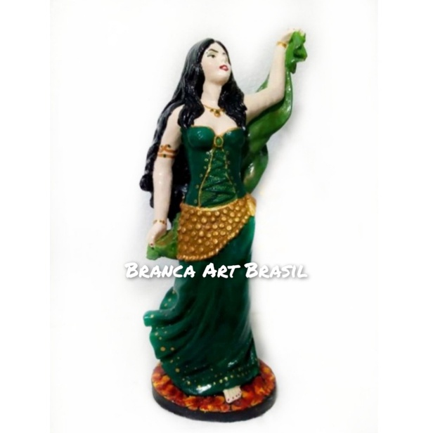 Escultura Cigana Esmeralda 30 Cm ( Branca Art Brasil )