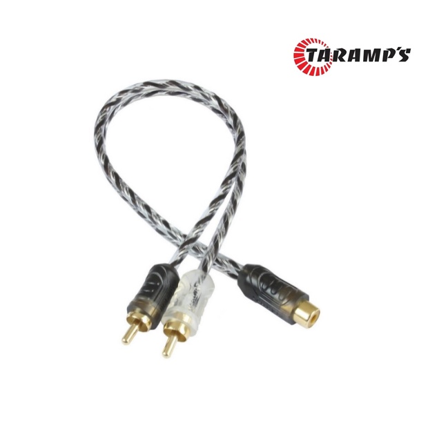 CABO RCA Y TARAMPS BLINDADO 1 FEMEA 2 MACHOS AUTOMOTIVO INJETADO - PROFISSIONAL - 2119 em Oferta na Shopee
