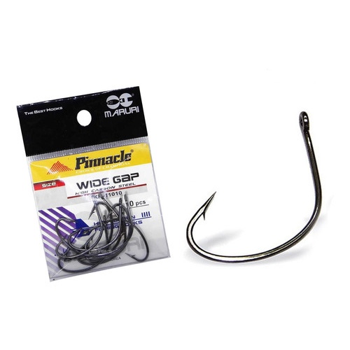 Anzol Pinnacle Wide Gap Robaleiro 2/0 Cartela C/10 Original