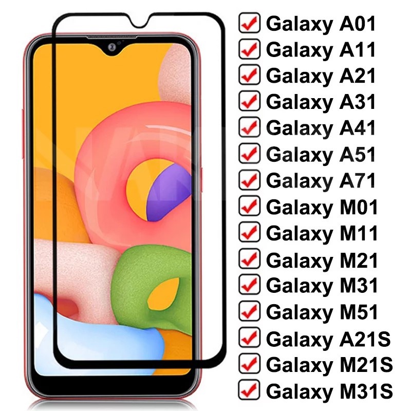 Película Vidro 3d Samsung M13 M20 M22 M32 M23 M31 M33 M51 M52 M53 M21S M14 5G A10S A22 A32 A23 A13 A12 A51 A71 A34 A33