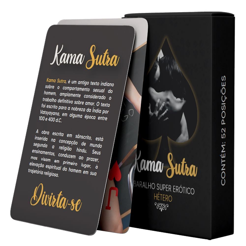 Baralho Kama Sutra Copag Super Erótico 55 Cartas Sex Shop Shopee Brasil 5575