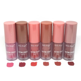Batom Líquido Matte Box A Cores Neutras 4ml - Belle Angel