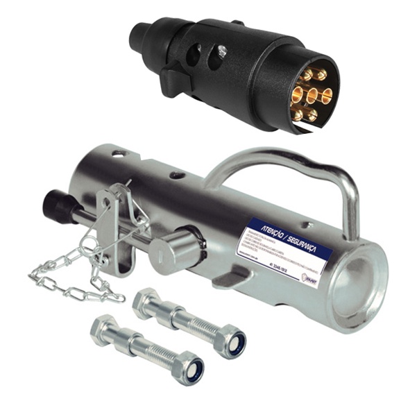Trava De Engate Munheca Carretinha Reboque 50 Mm Reboque Barco Jetski Lancha Food Truck Brinde