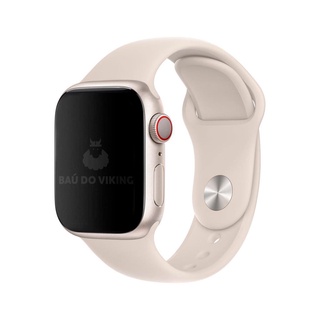 Pulseira Sport Branco Estelar Compatível com Apple Watch