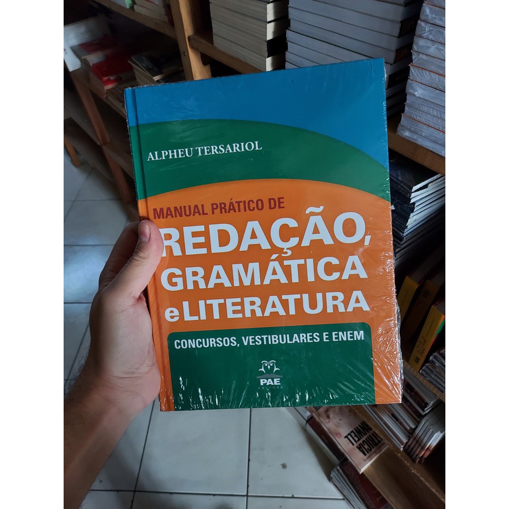 Imagem Livro Manual Prático De Redação, Gramática E Literatura - Capa Dura - Livro Concursos, Vestibulares e Enem
