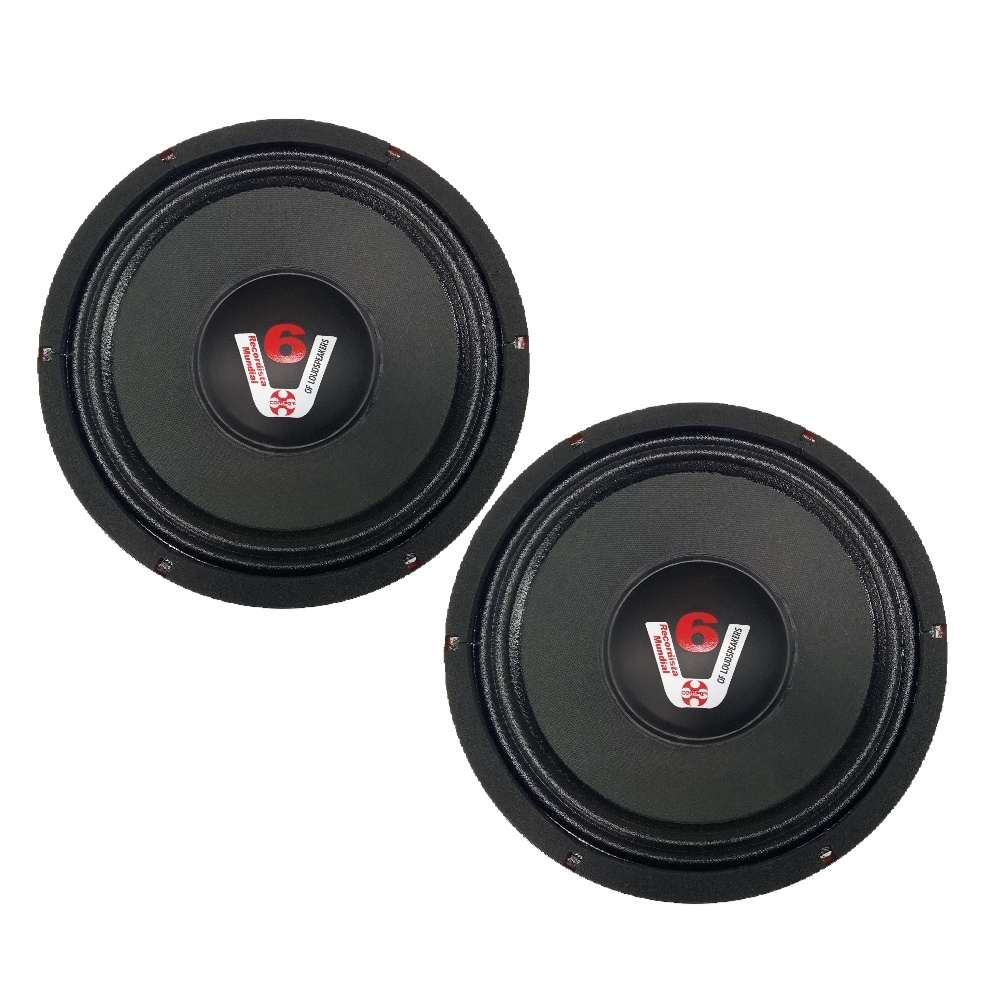 Kit 2 Woofer Compet Medio Grave 10 Polegadas 100w Rms 4 ohms