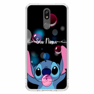 Capa de Celular Capinha LG K12 / k12+ (Plus) Personalizada - Stitch Nome 2