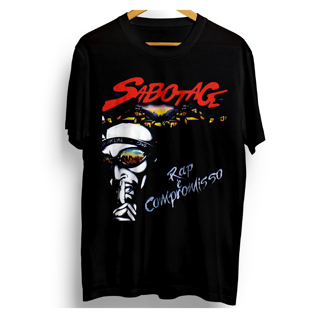 Camiseta Camisa Blusa Rap É Compromisso Sabotage