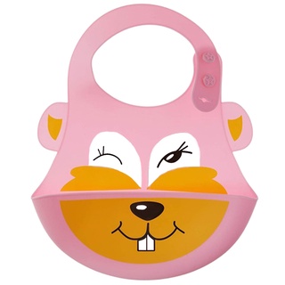Babador De Silicone Para Bebê Cata-Migalha Esquilinha Kababy
