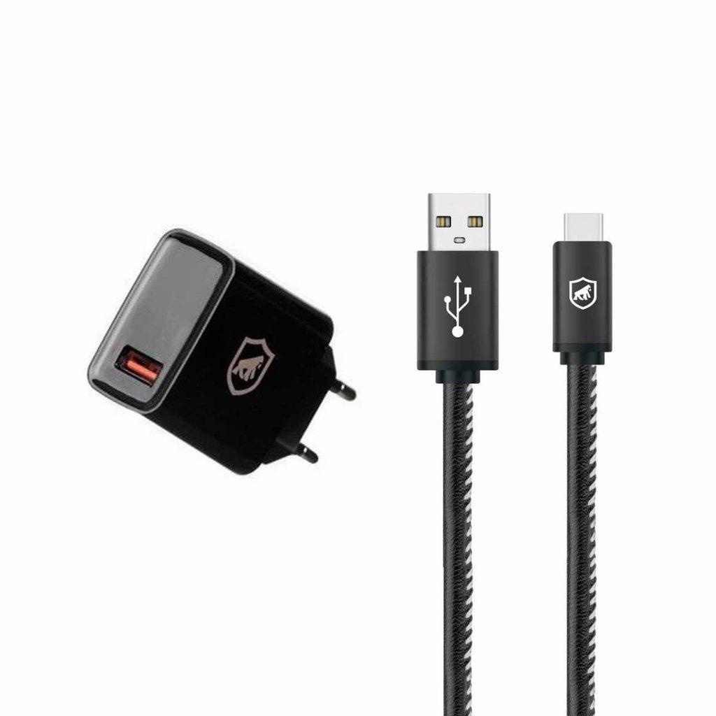 Gshield Kit Carregador Turbo Power e Cabo Turbo Militar 1.5m Tipo C