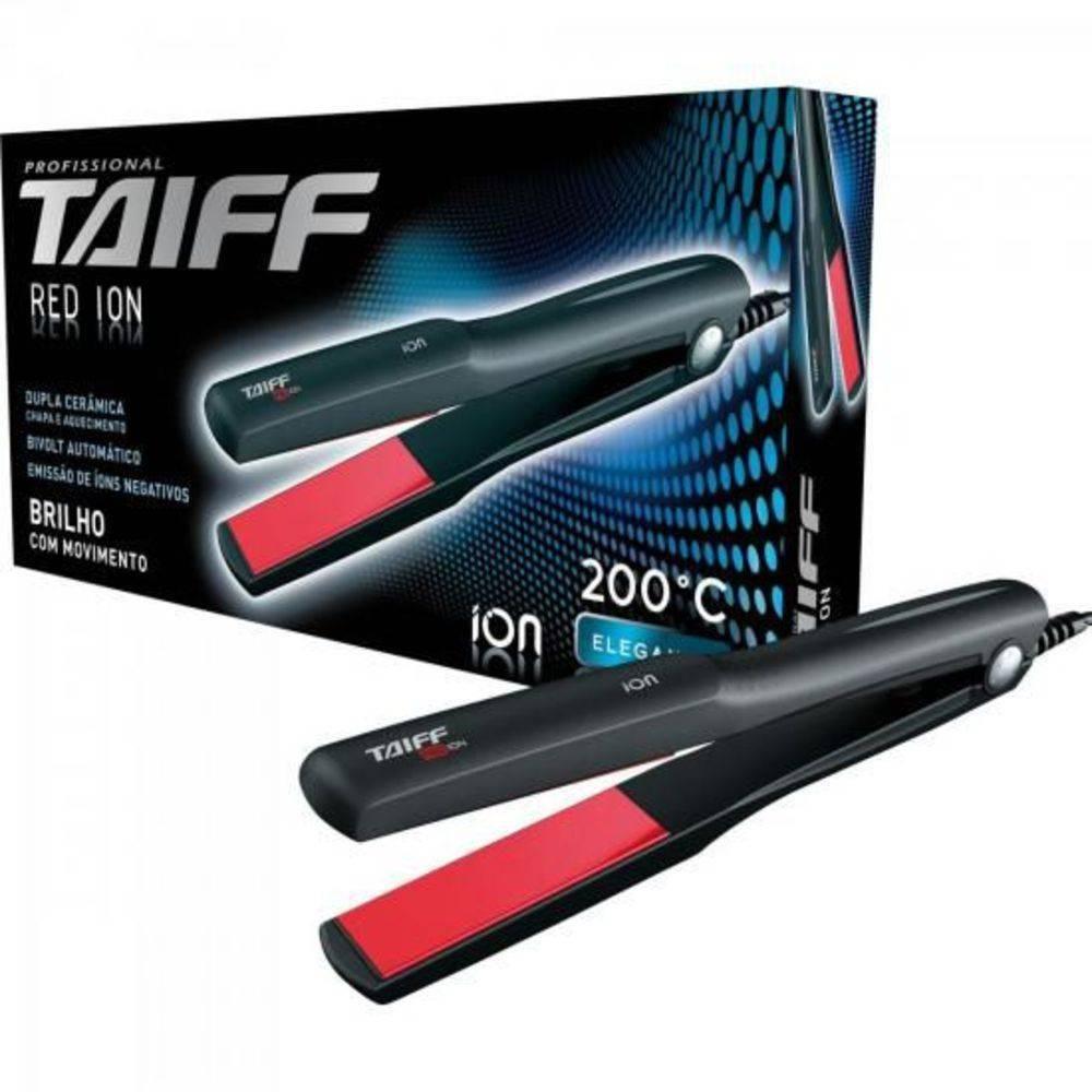 Chapinha / Prancha Alisadora Taiff Red Íon Bivolt