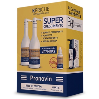 Kit Pronovin 1030ml Bomba Super Crescimento Capilar