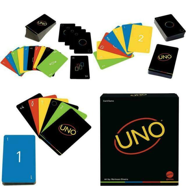 Jogo De Cartas Uno Minimalista Black - Mattel