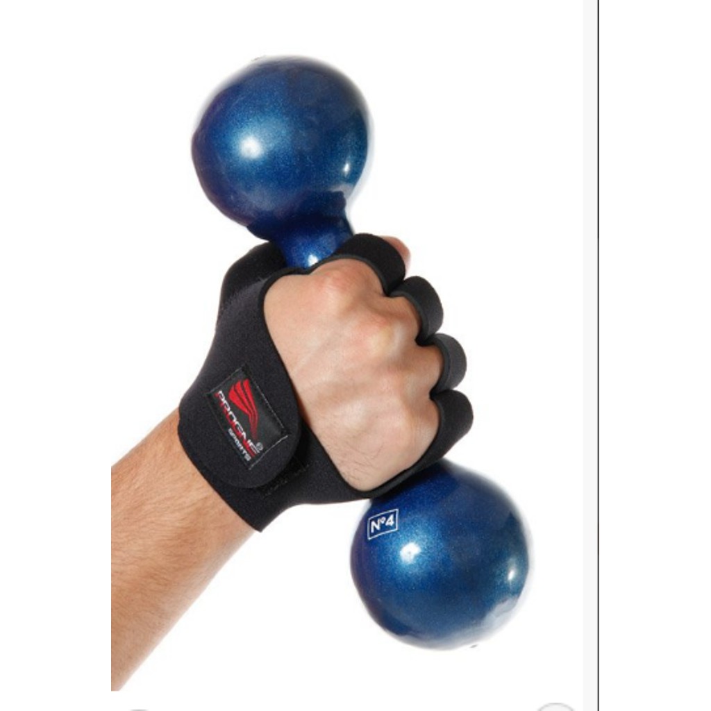 Luva De Academia Fitness Sem Munhequeira - Preta Em Neopreme