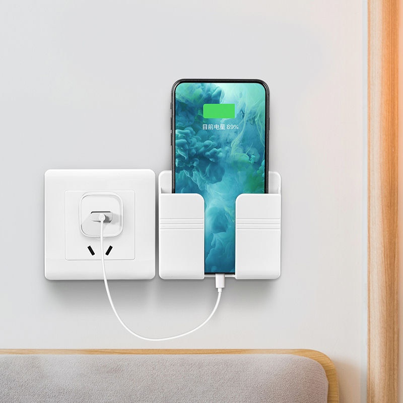 1Pcs Wall Charger Mobile Phone Holder Hook For Hanging Stand Charging Dock