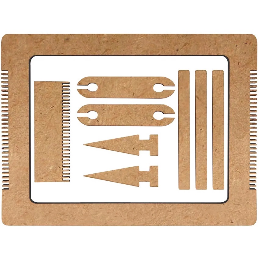 Mini Tear Manual 29 Fios Lã Boneca Pulseira Tapete Tecelagem em Oferta na Shopee